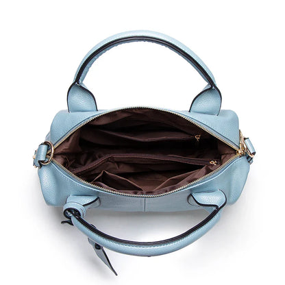 Women's Large Capacity Oil Wax Leather Tote Bag