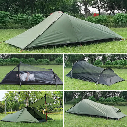 Ultralight Outdoor Single Person Camping Tent