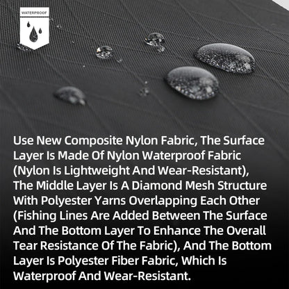 1.2L Top Tube Bike Bag Leg-Free Design Yellow