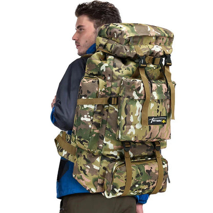 Outdoor Backpack Oxford MOLLE Rucksack Camouflage