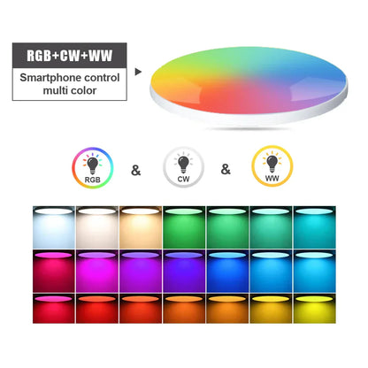 Smart Home Lighting: Tuya Zigbee 3.0 WiFi RGBW LED Ceiling Lamp