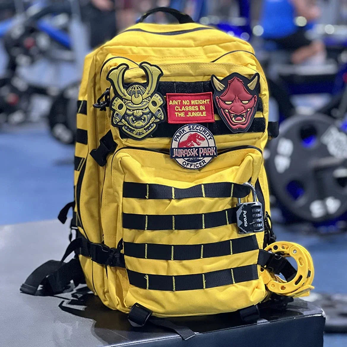 45L Tactical Fitness Backpack Molle Rucksack Yellow