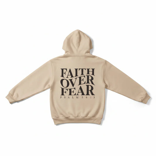 Faith Over Fear Christian Hoodie