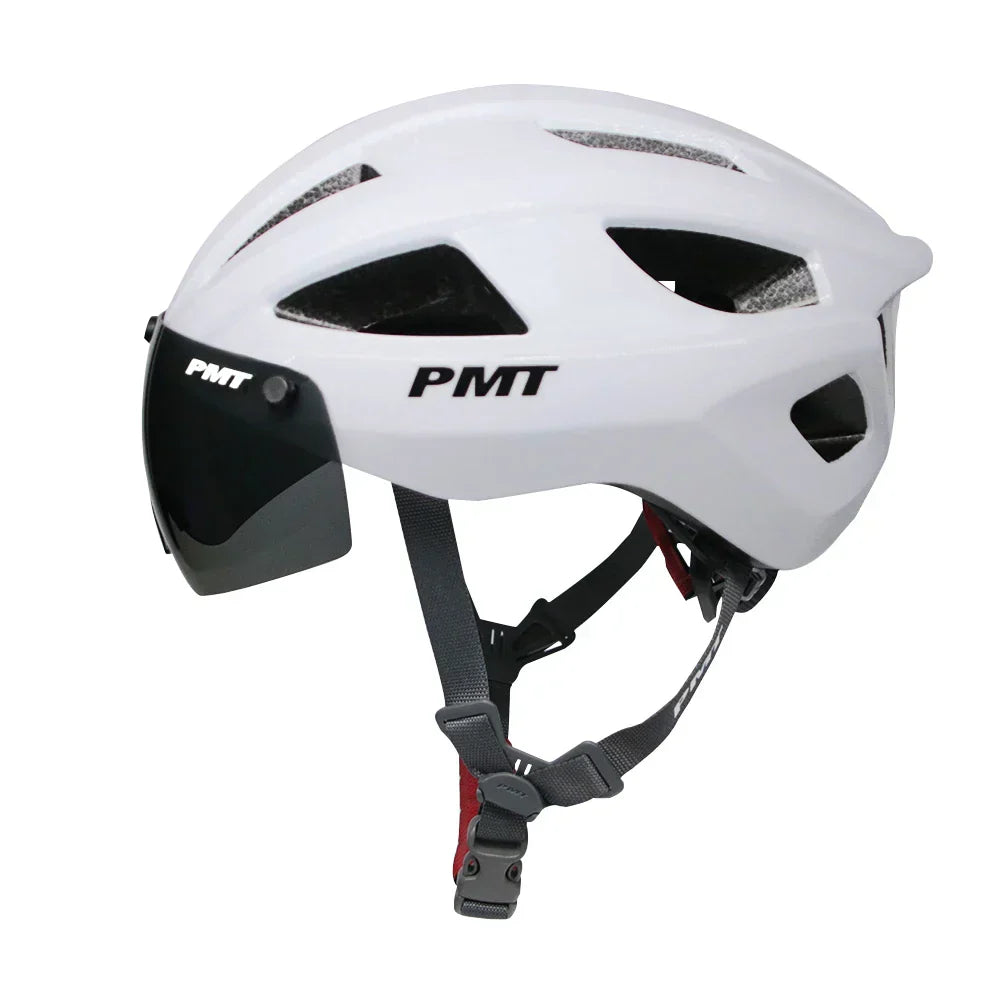 Ultralight Bicycle Helmet with Magnetic Windproof Lenses