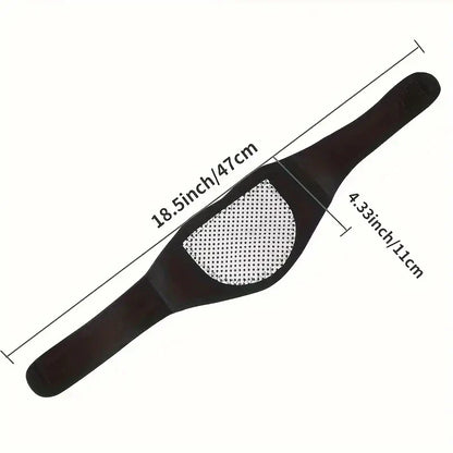 Self-Heating Magnetic Neck Support Brace Black