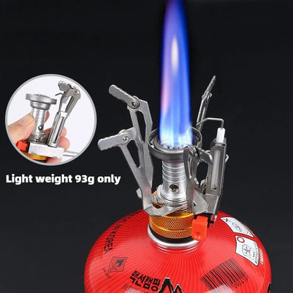 2PCS Mini Camping Gas Stove Orange
