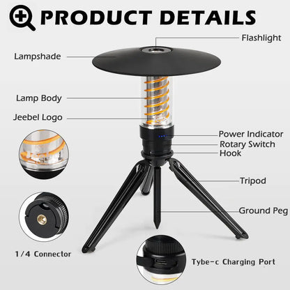 Rechargeable Waterproof Multipurpose Flashlight