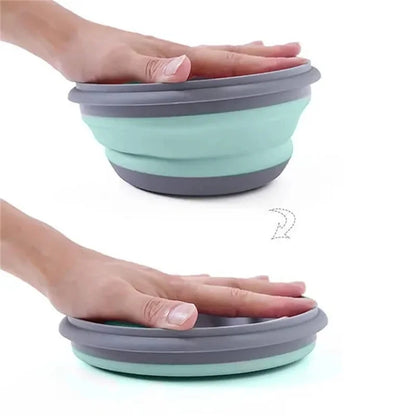 3Pcs/Set Bowl Sets Silicone Folding Lunch Box