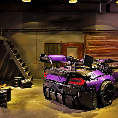 1266pcs technology Toy racing car