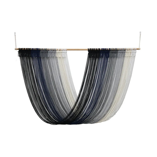 Boho Chic: Hand-Woven Gray Tapestry for Stylish Home Decor