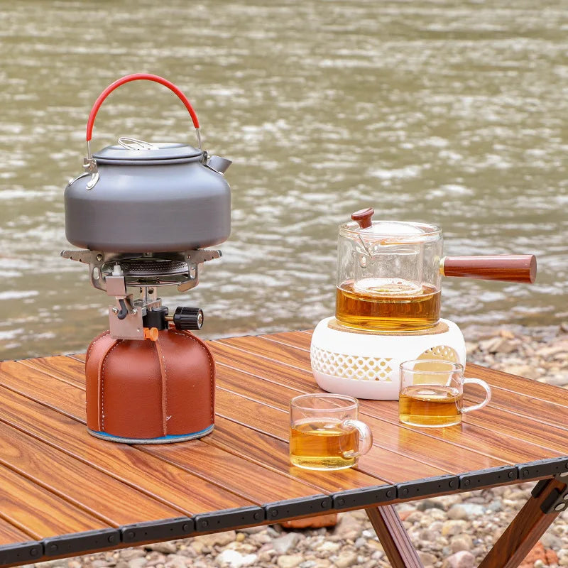 Ultralight Camping Gas Stove Head Silver