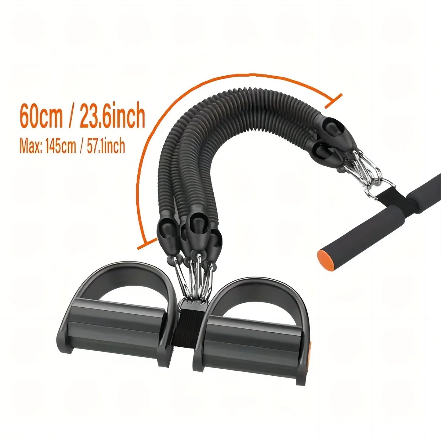 Pedal Tension Rope Puller Black