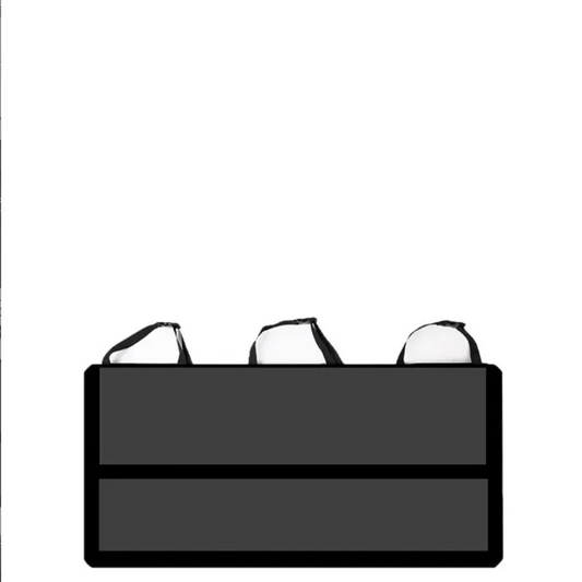 Back Seat Car Trunk Hanging Storage Bag 9 Pocket Organizer Black