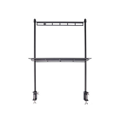 Camping Storage Detachable Organizer Rack Black