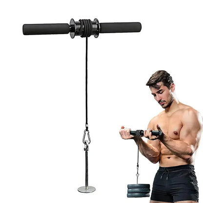 Forearm Roller Blaster: Home Gym Arm Strength Trainer