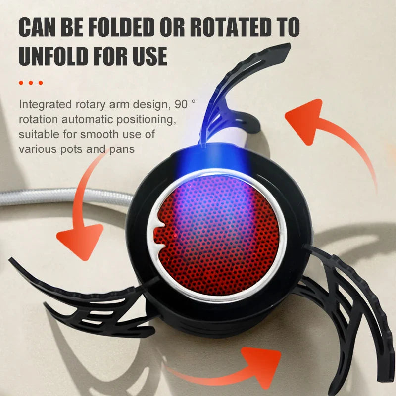 2600W Infrared Camping Stove Black