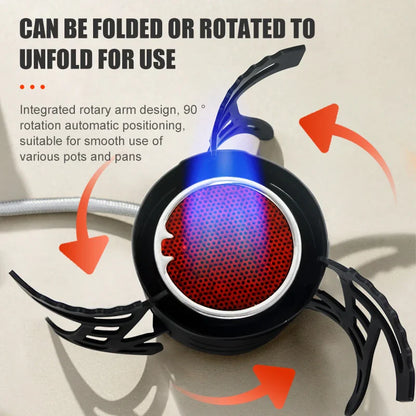 2600W Infrared Camping Stove Black