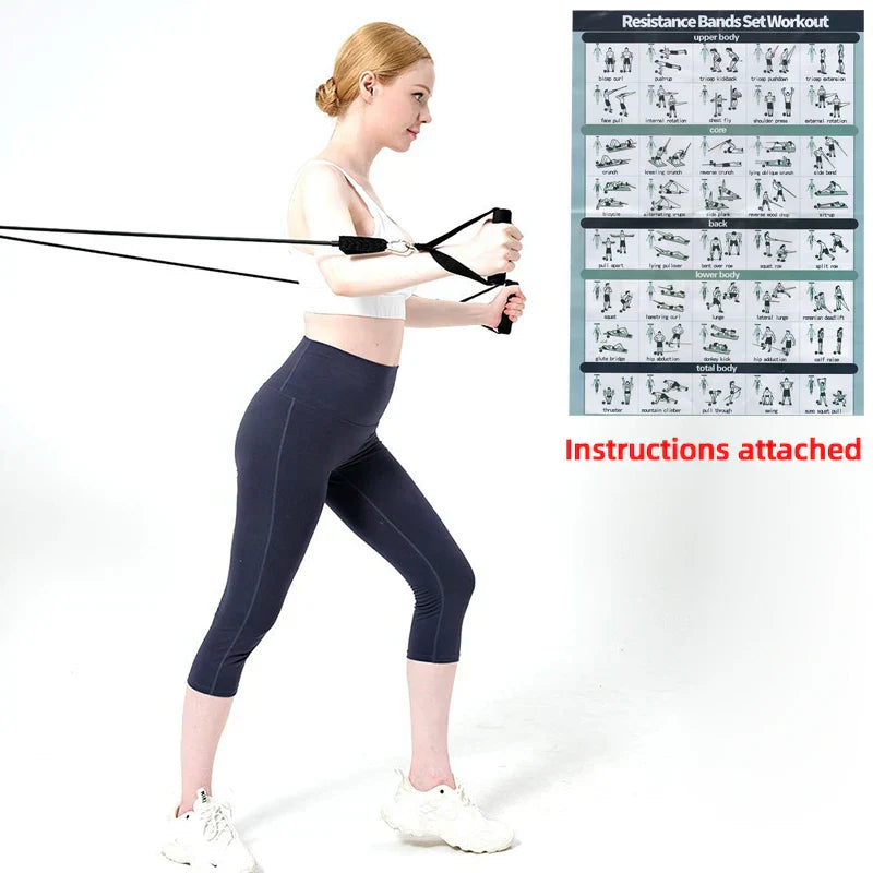 Ultimate Resistance Bands Set for Home & Gym Workouts