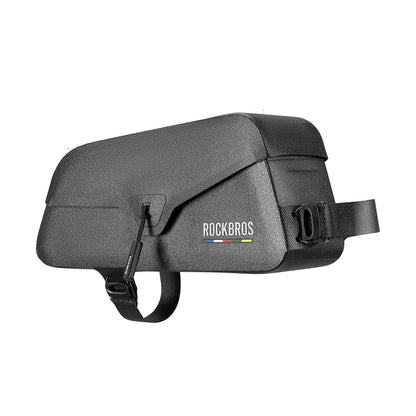Waterproof 0.6L Top Tube Lightweight Frame Storage Bag Black