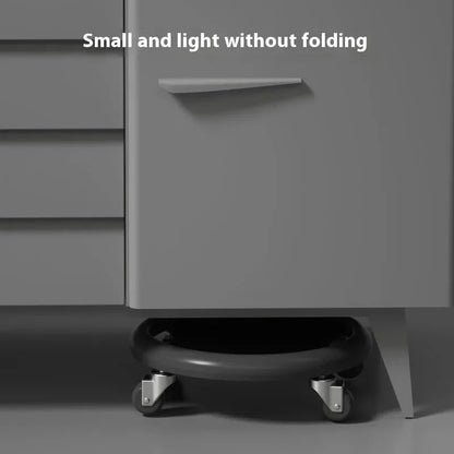 Multi-Directional Ab Wheel Roller Compact Sliding Plate Black