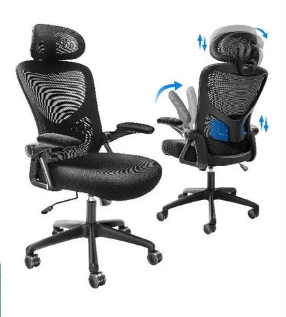 Ergonomic Office Chair with Adjustable Lumbar Support Angle and Height Adjustable