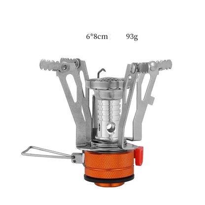 3000W Foldable Camping Gas Stove Silver