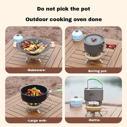 High-Pressure Camping Gas Stove Khaki
