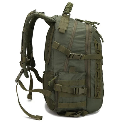 35L Waterproof Camo Hiking Backpack Green