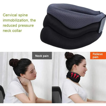 Adjustable Soft Foam Cervical Neck Brace Support Black
