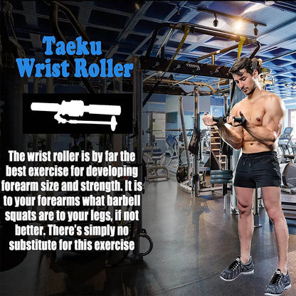 Forearm Roller Blaster: Home Gym Arm Strength Trainer