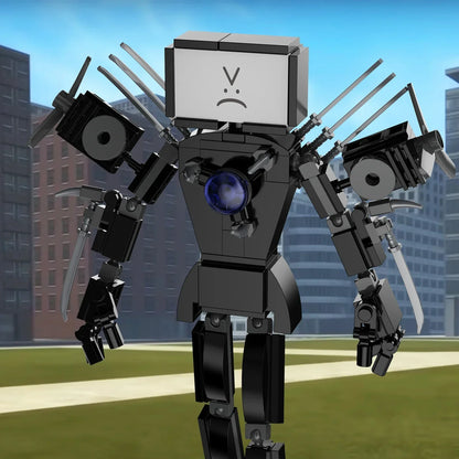 199pcs Titan Robot 2 in 1 Building Blocks