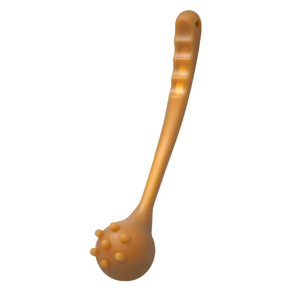 Silicone Manual Massage Hammer Percussion Therapy Stick Brown