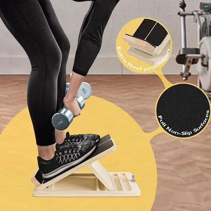 Adjustable Wooden Slant Board for Stretching