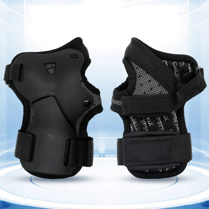 Snowboard & Ski Wrist Guard Impact-Resistant Protective Gear Black