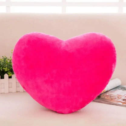 Soft Heart Plush Pillow Gift (Rose Red)