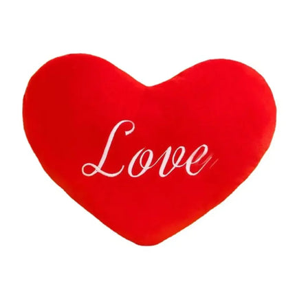 Soft Heart Plush Pillow Gift (Red)