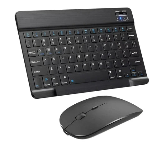 Bluetooth Wireless Keyboard & Mouse Combo for iPad Mac PC