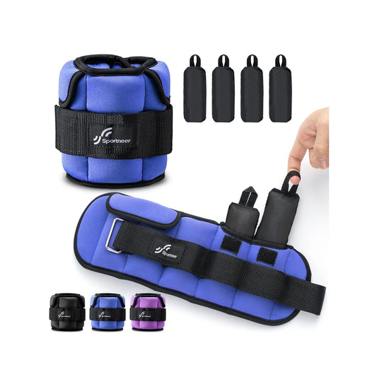 Adjustable Ankle Weights - Upgraded 1 Pair