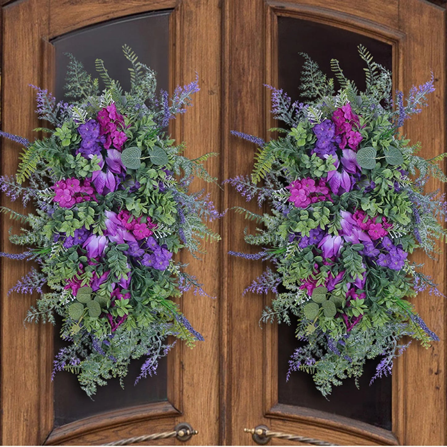 Spring Summer Teardrop Wreath