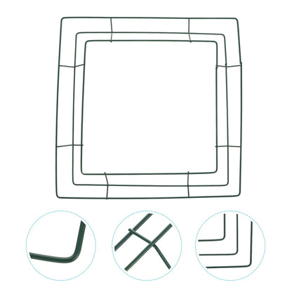 Square Macrame Ring Wire Wreath Forms