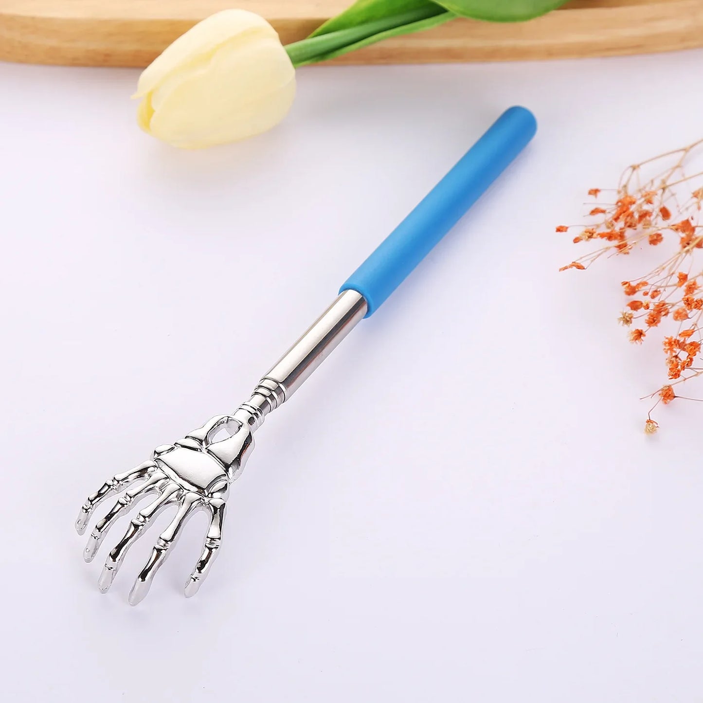 Telescopic Back Scratcher Extendable Claw Massage Random Color