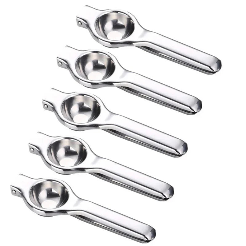5 pcs Stainless Steel Manual Juicer Lemon Squeezer
