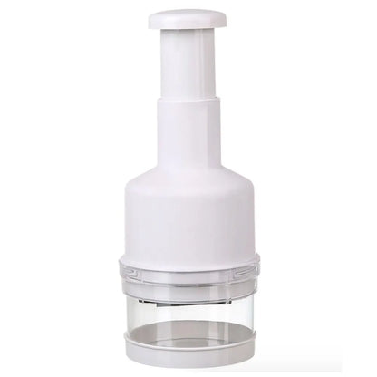 Stainless Steel Onion Chopper – Hand-Press Food Cutter & Slicer