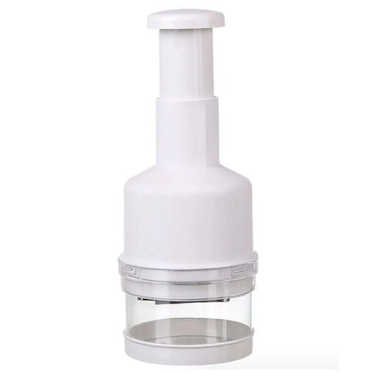 Stainless Steel Onion Chopper – Hand-Press Food Cutter & Slicer