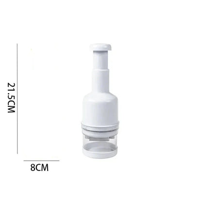 Stainless Steel Onion Chopper – Hand-Press Food Cutter & Slicer