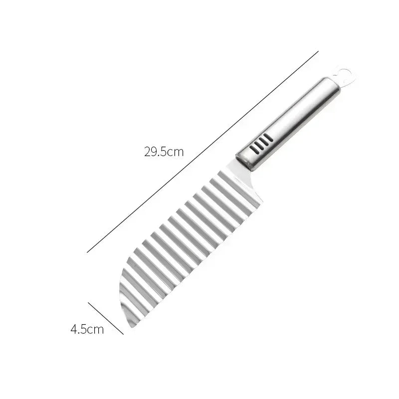 Stainless Steel Crinkle Cut Potato Slicer