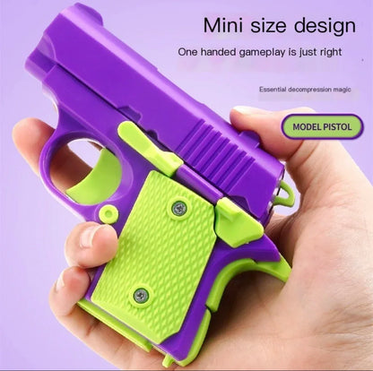 Stress Relief Mini Toy Pistol 3D Printed Gun