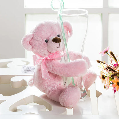 Soft Baby Teddy Bear Vase Hugger