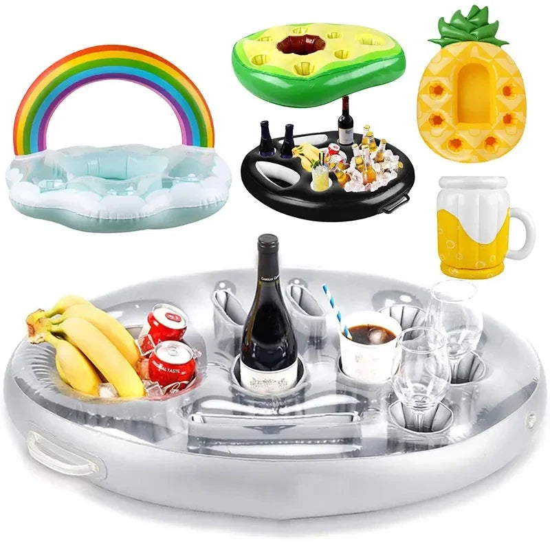 Summer Party Inflatable Pool Drink Cooler Tray
