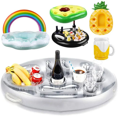 Summer Party Inflatable Pool Drink Cooler Tray